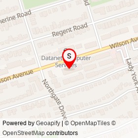 El Rancherito on Wilson Avenue, Toronto Ontario - location map