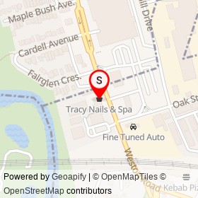 Tracy Nails & Spa on Weston Road, Toronto Ontario - location map