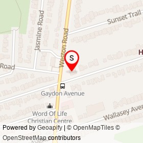 Churrasqueira Sao Miguel on Weston Road, Toronto Ontario - location map