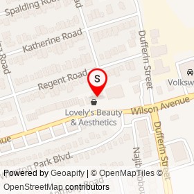 Cafecino Bar & Grill on Wilson Avenue, Toronto Ontario - location map