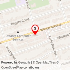 Moissy Fine Jewellery on Wilson Avenue, Toronto Ontario - location map