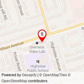 Wilson Eye Care Centre on Wilson Avenue, Toronto Ontario - location map