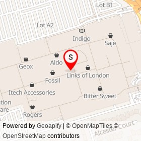 Van Cleef & Arpels on Dufferin Street, Toronto Ontario - location map