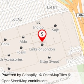 Shanghai 360 on Dufferin Street, Toronto Ontario - location map
