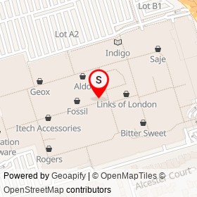 Yorkdale Shopping Centre on Dufferin Street, Toronto Ontario - location map
