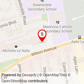 Rogers on Wilson Avenue, Toronto Ontario - location map
