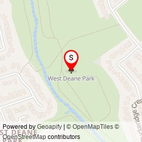 West Deane Park on , Toronto Ontario - location map