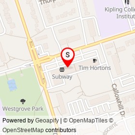 Classica Hair Design on The Westway, Toronto Ontario - location map