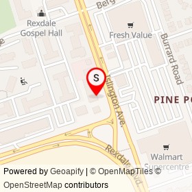 Arthur Variety on Islington Avenue, Toronto Ontario - location map