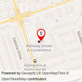Pizza Pizza on Northcrest Road, Toronto Ontario - location map