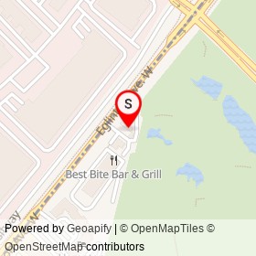 Petro-Canada on Eglinton Avenue West, Mississauga Ontario - location map