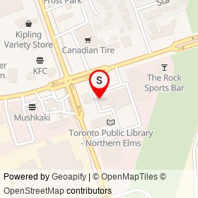 Golden Asian on Rexdale Boulevard, Toronto Ontario - location map