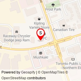 CIBC on Rexdale Boulevard, Toronto Ontario - location map