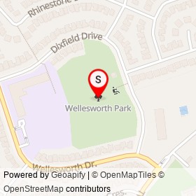 Wellesworth Park on , Toronto Ontario - location map