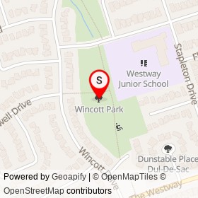 Wincott Park on , Toronto Ontario - location map