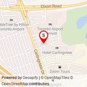 Courtyard by Mariott Toronto Airport on Carlingview Drive, Toronto Ontario - location map