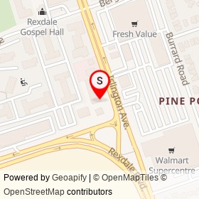 Ryna's Nails & Spa on Islington Avenue, Toronto Ontario - location map