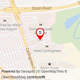 The Bistro on Carlingview Drive, Toronto Ontario - location map