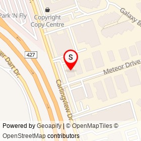 Hooters on Meteor Drive, Toronto Ontario - location map