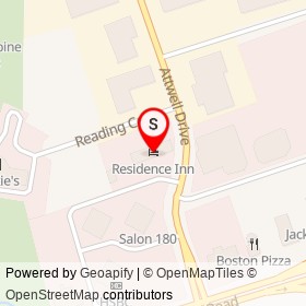 Residence Inn on Reading Court, Toronto Ontario - location map