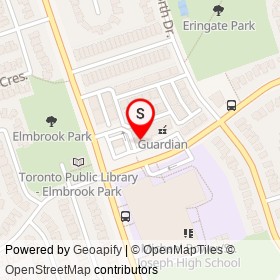 Pizza Pizza on Ramage Lane, Toronto Ontario - location map