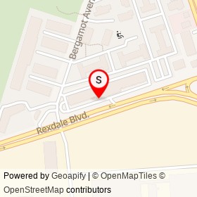 Dostana Grocers on Rexdale Boulevard, Toronto Ontario - location map