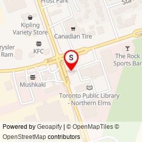 RBC on Kipling Avenue, Toronto Ontario - location map