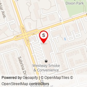TD Canada Trust on Dixon Road, Toronto Ontario - location map