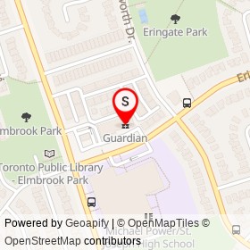 Guardian on Ramage Lane, Toronto Ontario - location map