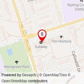 Lillian Cleaners on The Westway, Toronto Ontario - location map