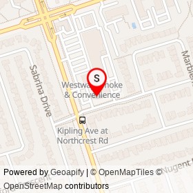 Noor Dental on Northcrest Road, Toronto Ontario - location map