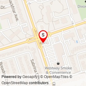 No Name Provided on Kipling Avenue, Toronto Ontario - location map