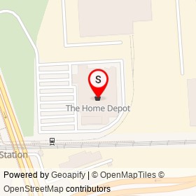 The Home Depot on Bethridge Road, Toronto Ontario - location map
