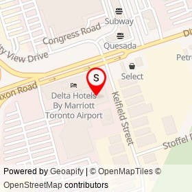 Ginko Japanese Cuisine on Dixon Road, Toronto Ontario - location map