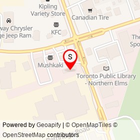 Kipling Coin Car Wash on Kipling Avenue, Toronto Ontario - location map