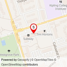 Health First Walk-In & Family Practice on The Westway, Toronto Ontario - location map