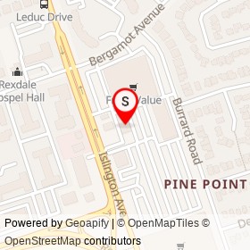 First Choice Haircutters on Islington Avenue, Toronto Ontario - location map