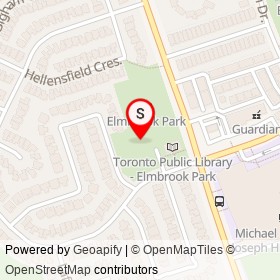 No Name Provided on Elmbrook Crescent, Toronto Ontario - location map