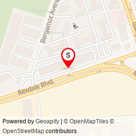 Rexdale Grocers on Rexdale Boulevard, Toronto Ontario - location map