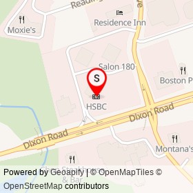 HSBC on Dixon Road, Toronto Ontario - location map
