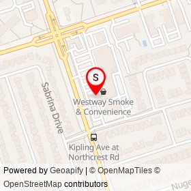The Beer Store on Kipling Avenue, Toronto Ontario - location map