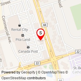 Booster Juice on Harwood Avenue South, Ajax Ontario - location map