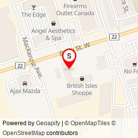 Hearing Life on Bayly Street West, Ajax Ontario - location map