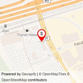Southern Mart on Westney Road South, Ajax Ontario - location map