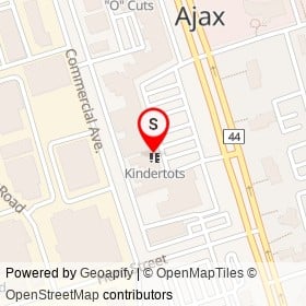 Mexico Lindo on Commercial Avenue, Ajax Ontario - location map