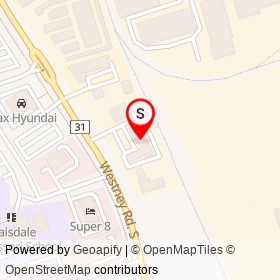 Krown Rust Protection Centre on Westney Road South, Ajax Ontario - location map