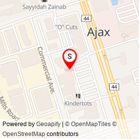HighLite Nails on Commercial Avenue, Ajax Ontario - location map