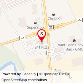 X-Ray Cafe on Bayly Street West, Ajax Ontario - location map