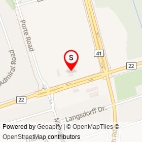 Ajax Muffler & Rad on Bayly Street East, Ajax Ontario - location map