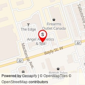Adrienne's Flowers & Gifts on Bayly Street West, Ajax Ontario - location map